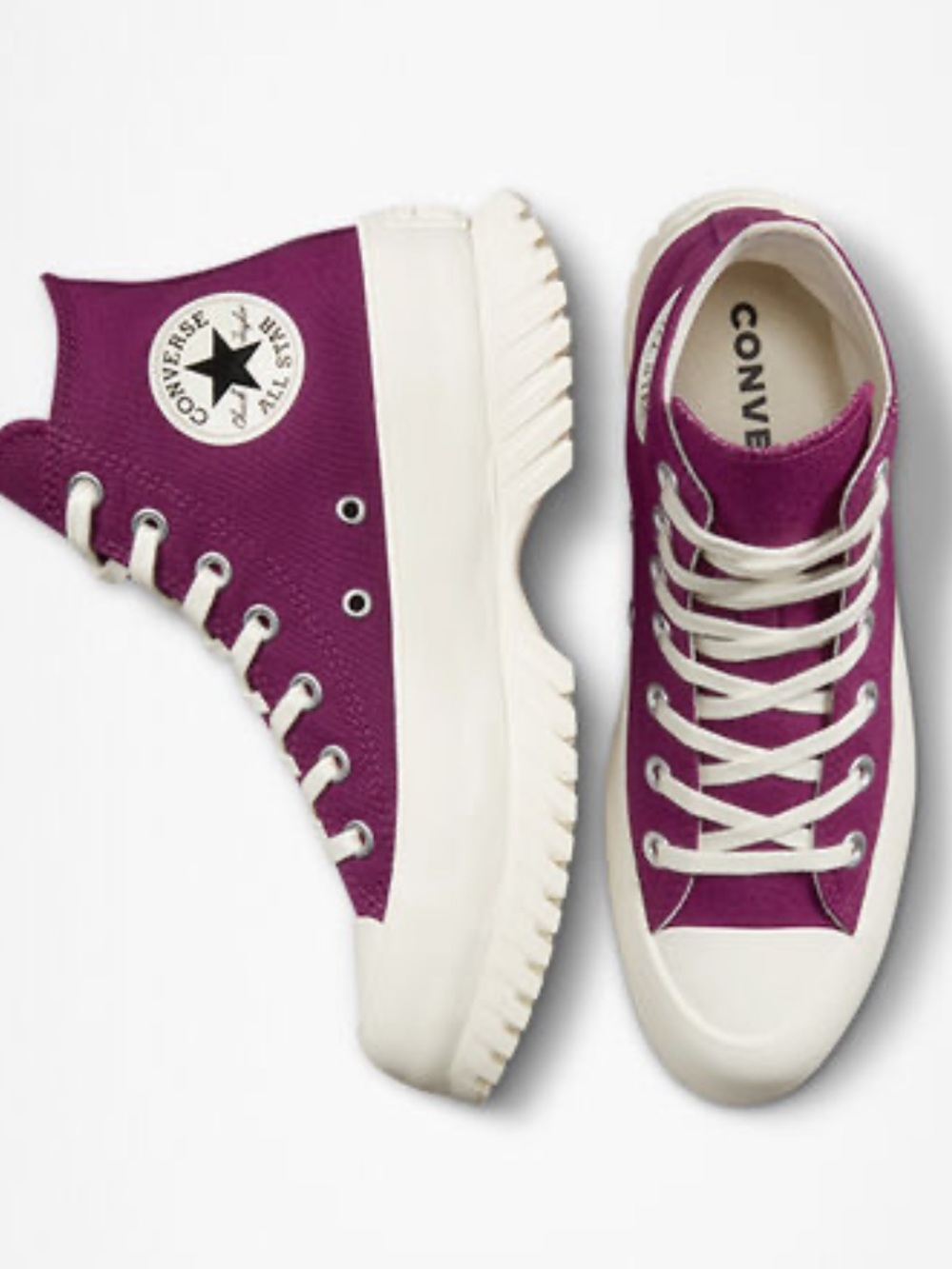 Converse Sz 9 Chuck Taylor All Star Lugged 2.0 High Top Mystic Orchid Purple